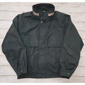 Vintage Members Only Men's Dark Green Harrington Style Jacket Size Medium
